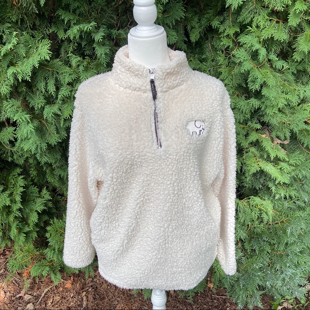 Ivory Ella Pullover Sherpa